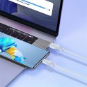 Kabel przewód USB-A - USB-C Pudding 100W 1.2m - biały