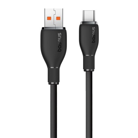 Kabel przewód USB-A - USB-C Pudding 100W 1.2m - czarny