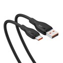 Kabel przewód USB-A - USB-C Pudding 100W 1.2m - czarny