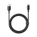 Kabel przewód USB-A - USB-C Silky 3A 1m - czarny