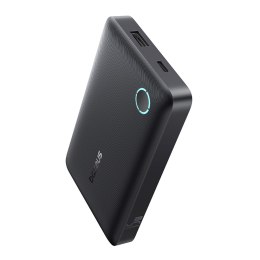 Powerbank 10000mAh 15W EnerFill FP11 z kablem USB-C 20V 3A 30cm - czarny
