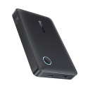 Powerbank 10000mAh 15W EnerFill FP11 z kablem USB-C 20V 3A 30cm - czarny