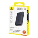 Powerbank 10000mAh 15W EnerFill FP11 z kablem USB-C 20V 3A 30cm - czarny