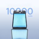 Powerbank 10000mAh 15W EnerFill FP11 z kablem USB-C 20V 3A 30cm - czarny