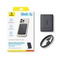 Powerbank magnetyczny 5000mAh 20W PicoGo AM31 Qi2 z podstawką i kablem USB-C MagSafe - czarny