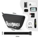 Torba rowerowa na kierownicę trapezoidalna 0.7 l - czarna