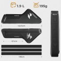 Torba rowerowa pod ramę wodoodporna 1.9 l - czarna