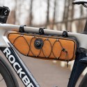 Torba rowerowa pod ramę wodoodporna 2 l - pomarańczowa