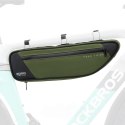 Torba rowerowa pod ramę wodoodporna 2 l - zielona