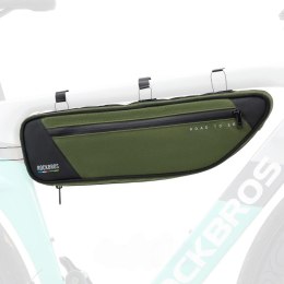 Torba rowerowa pod ramę wodoodporna 2 l - zielona