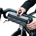 Torba rowerowa wałek na kierownicę wodoodporna 1.5 l - szara