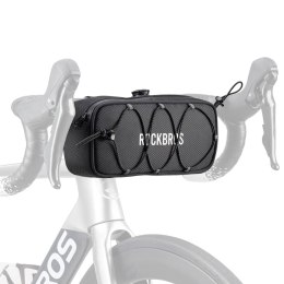 Torba sakwa rowerowa na kierownicę wodoodporna 1.9 l - czarna