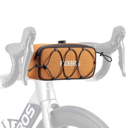 Torba sakwa rowerowa na kierownicę wodoodporna 1.9 l - pomarańczowa