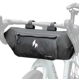 Torba sakwa rowerowa na kierownicę wodoodporna 8 l - czarna