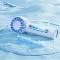 Wentylator wiatrak przenośny ręczny 1200 mAh - niebieski