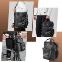 Torba rowerowa na kierownicę do roweru składanego Brompton 18 l - czarna