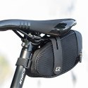 Torba rowerowa podsiodłowa 0.75 l - czarna