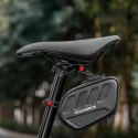 Torba rowerowa podsiodłowa z inteligentną lampką tylną 0.45 l - czarna