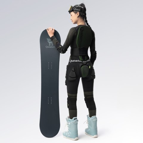 Ochraniacze bioder spodenki na narty snowboard łyżwy Advanced rozmiar L - czarne