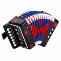 Akordeon Dla Dzieci Instrument Muzyczny Harmonia Melodie Czarny
