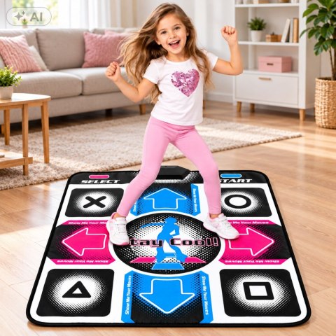 Mata Taneczna Do Tańczenia USB CD 80 cm x 90 cm