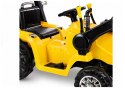 Traktor Koparka Na Akumulator ZP1005 Dla Dzieci Z Ruchomą Łyżką Żółta