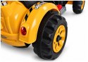 Traktor na akumulator z Łyżką Koparka Pomarańczowy