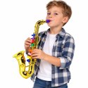 Zabawkowy Saksofon instrument w kolorze złotym