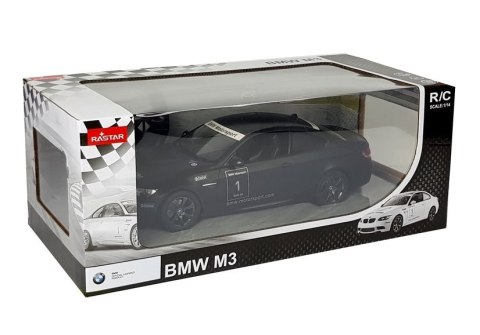 Auto BMW M3 Samochód Sportowy Zdalnie Sterowany RC Rastar Czarny 1:14