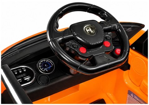 Auto Na Akumulator HL1638 Dla Dzieci Pilot MP3 Światło LED Pomarańczowy