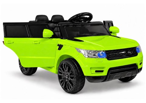 Auto Na Akumulator HL1638 Dla Dzieci Pilot MP3 Światło LED Zielony