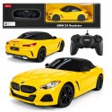 Auto Zdalnie Sterowane R/C BMW Z4 Roadster Rastar 1:18 Żółte