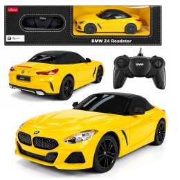 Auto Zdalnie Sterowane R/C BMW Z4 Roadster Rastar 1:18 Żółte