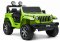 Auto na Akumulator Jeep Rubicon Światła LED MP3 Pilot 4x4 Zielony
