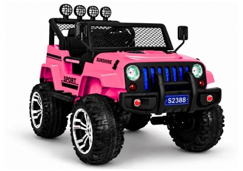Auto na Akumulator S2388 Jeep Różowy 4x45W