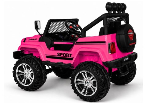 Auto na Akumulator S2388 Jeep Różowy 4x45W