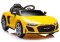 Auto Na Akumulator Audi R8 Lift A300 Światła LED Pilot Żółte