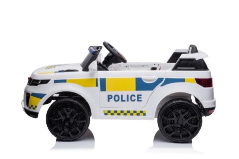 Auto Na Akumulator BBH-021 Światła LED Muzyka Pilot Policyjne Białe