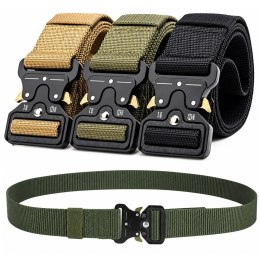 Taktyczny Pas Militarny Solidny Parciany Klamra Quick Release 120 x 3,8cm