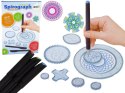 Zestaw Spirograf Pisaki Szablony Do Rysowania Wzorów Geometrycznych