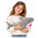 Pluszowy Rekin Maskotka Przytulanka 50cm Szary