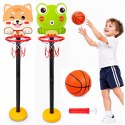 Kosz Do Gry W Koszykówkę Regulowany Żaba Lisek 110cm