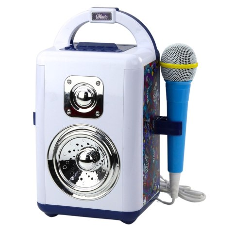 Zestaw Muzyczny Sound Box Mikrofon Głośnik Bluetooth MP3 Nagrywanie LED