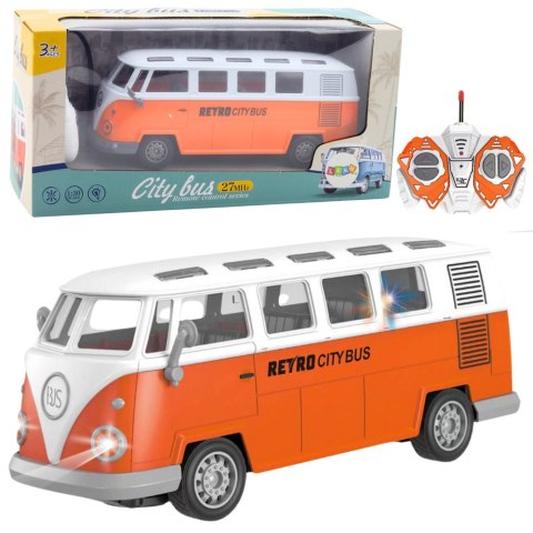 Autobus Retro City Bus Zdalnie Sterowany RC Światła 1:30