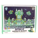 Klocki Magnetyczne Kosmos Stacja Kosmiczna 4D 108el