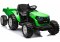 Traktor Na Akumulator HC-306 Z Przyczepą Jasno Zielony 24V