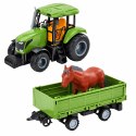 Zestaw Traktor Z Przyczepą i Koniem Zdalnie Sterowany RC