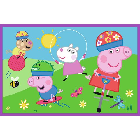 Puzzle - 2x24 - Peppa na placu zabaw - Świnka Peppa - Trefl 34435