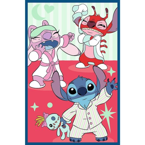 Puzzle - 3x80 - Świat Stitcha - Trefl 34885