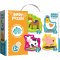 Puzzle - Baby Classic - Zwierzęta na wsi - Konik Kurka Świnka Krówka - Trefl 36070